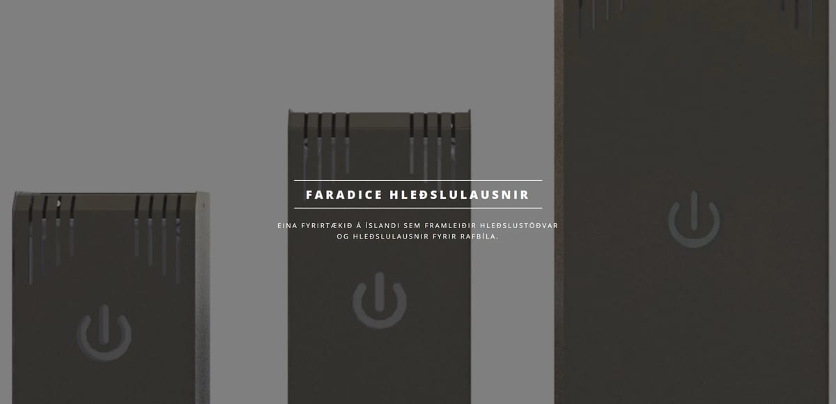 Fræðslu- og kynningarfundur með Faradice (íslenskar hleðslustöðvar)