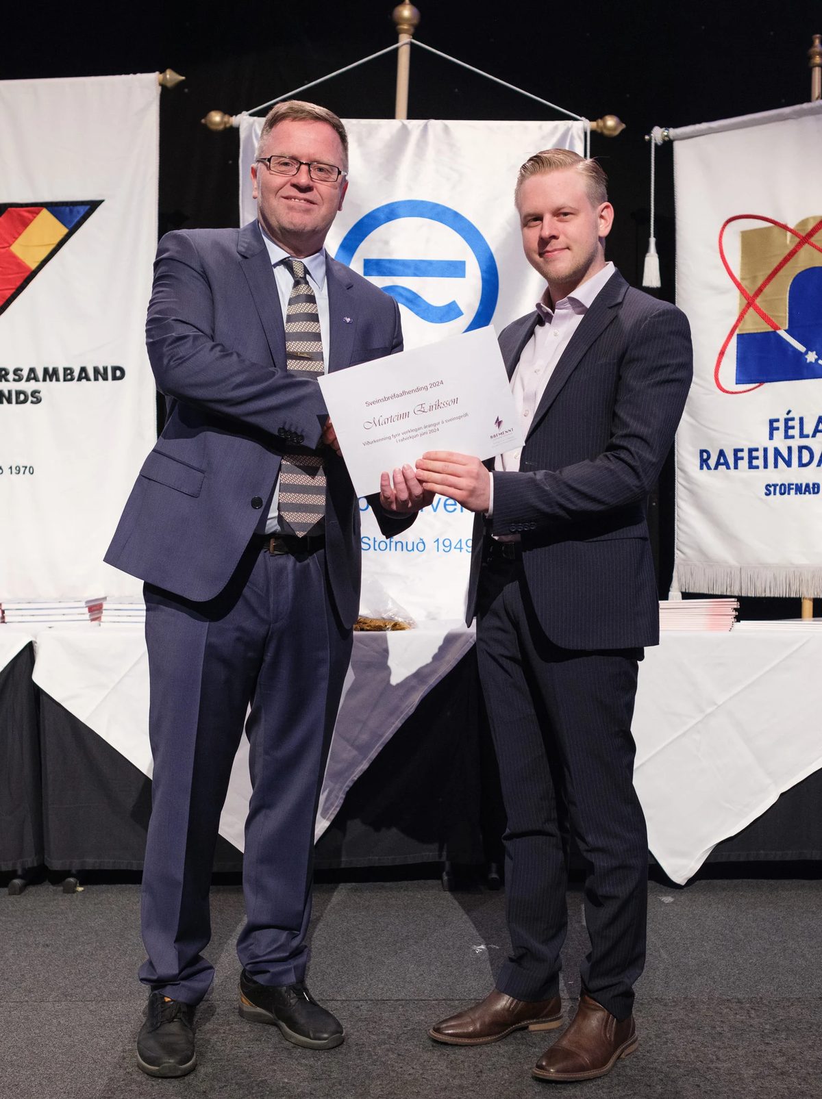 Afhending sveinsbréfa í Reykjavík september 2024